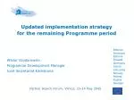 Strategic Implementation for Baltic Sea Region Development Programme 2000-2006 - slide 1