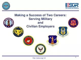 Making a Success of Two Careers: Serving Military and Civilian Employers