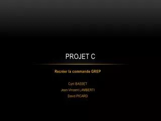 projet c