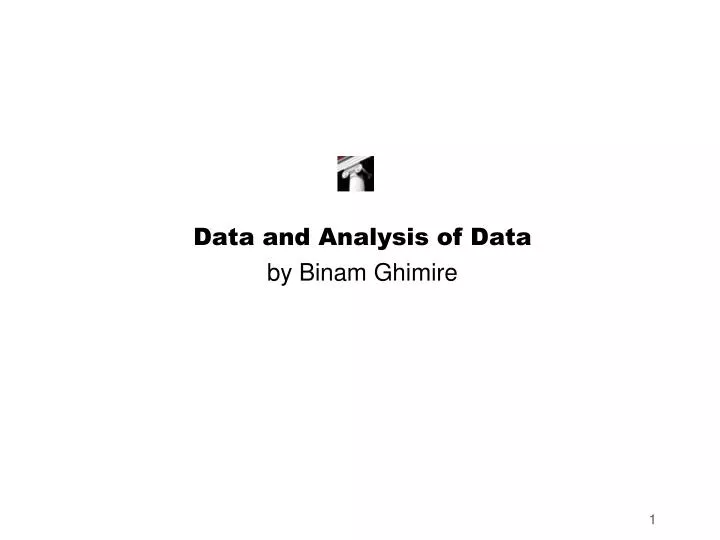 data and analysis of data by binam ghimire