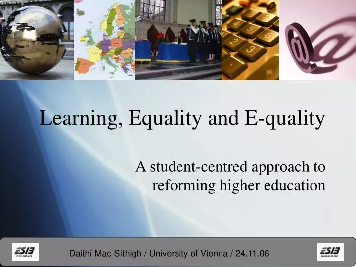 a student centred approach to reforming higher education