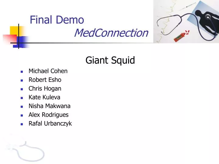 final demo medconnection
