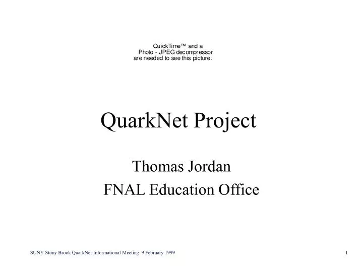 quarknet project