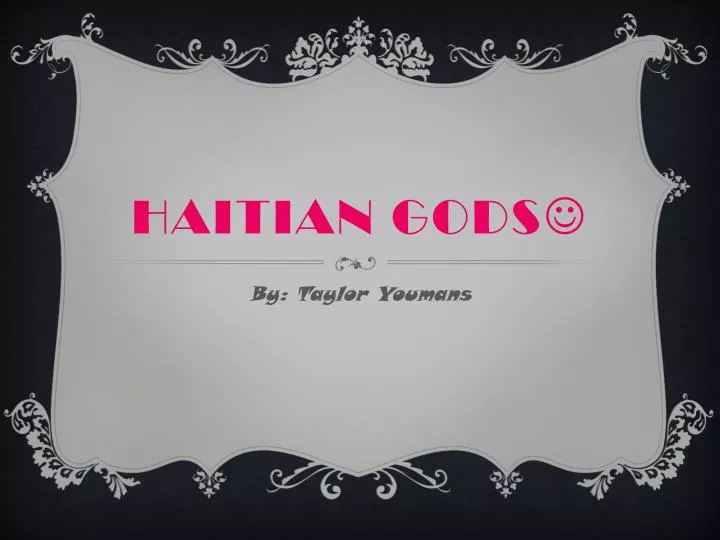 haitian gods