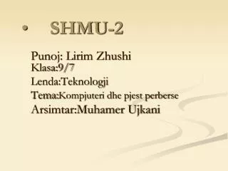 shmu 2