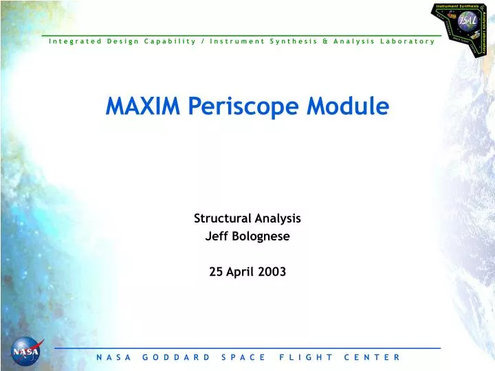 maxim periscope module