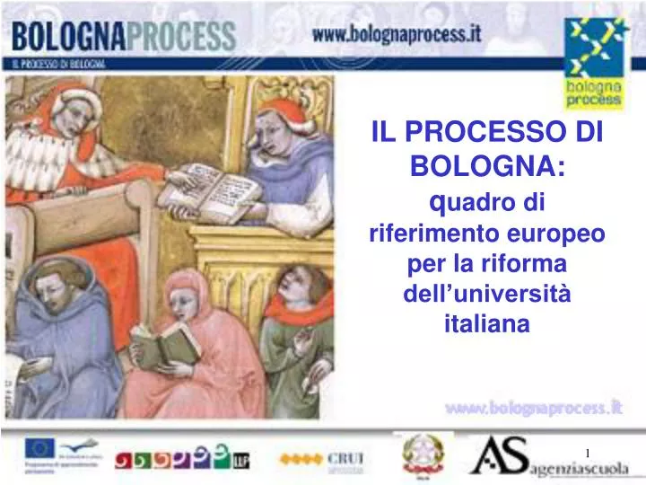 il processo di bologna q uadro di riferimento europeo per la riforma dell universit italiana