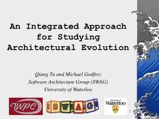 An Integrated Approach for Studying Architectural Evolution