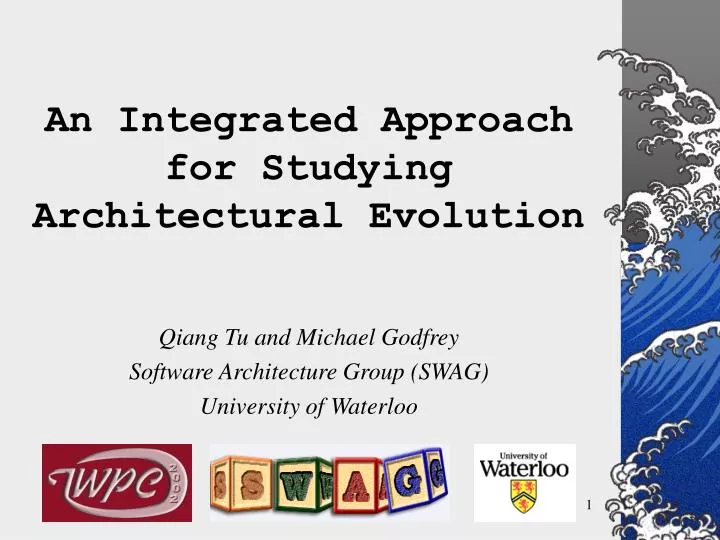 an integrated approach for studying architectural evolution