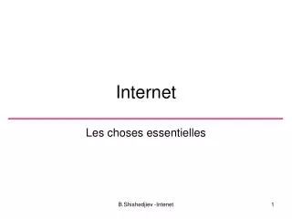 Internet