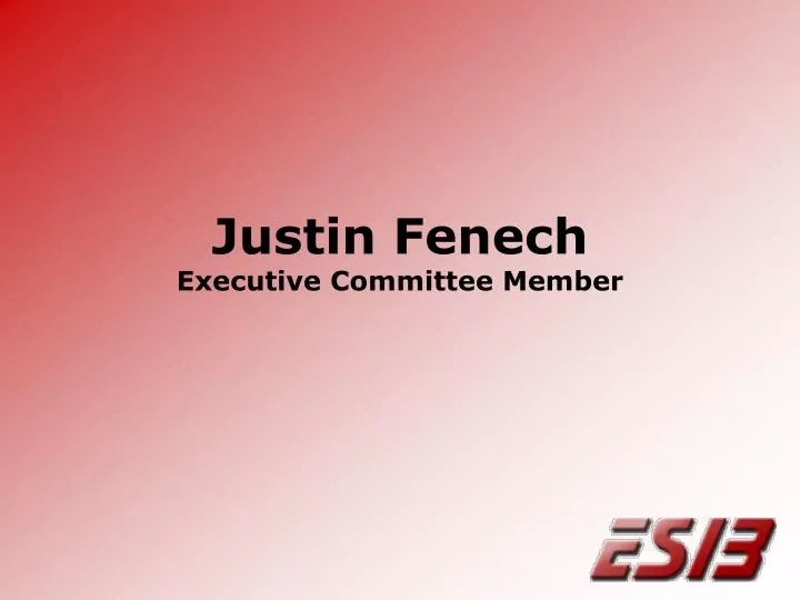 justin fenech executive committee member