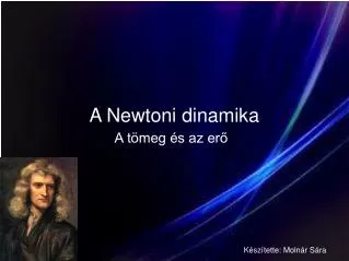 a newtoni dinamika