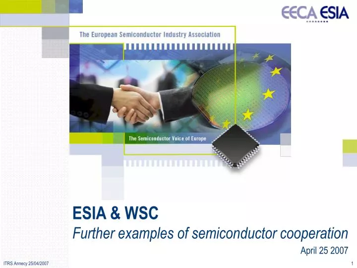 esia wsc further examples of semiconductor cooperation