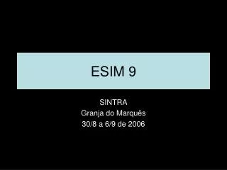 ESIM 9