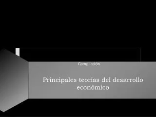 principales teor as del desarrollo econ mico