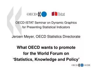 OECD-ISTAT Seminar on Dynamic Graphics for Presenting Statistical Indicators