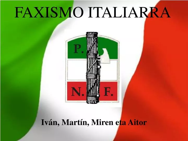 faxismo italiarra