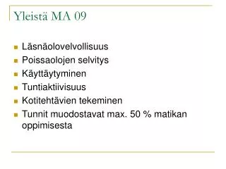 yleist ma 09