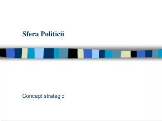 sfera politicii