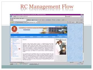 RC Management Flow