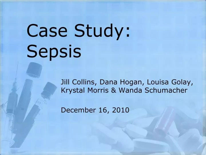 case study sepsis