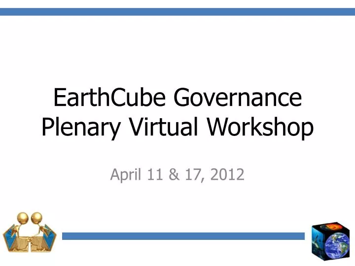 earthcube governance plenary virtual workshop
