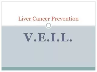 Liver Cancer Prevention