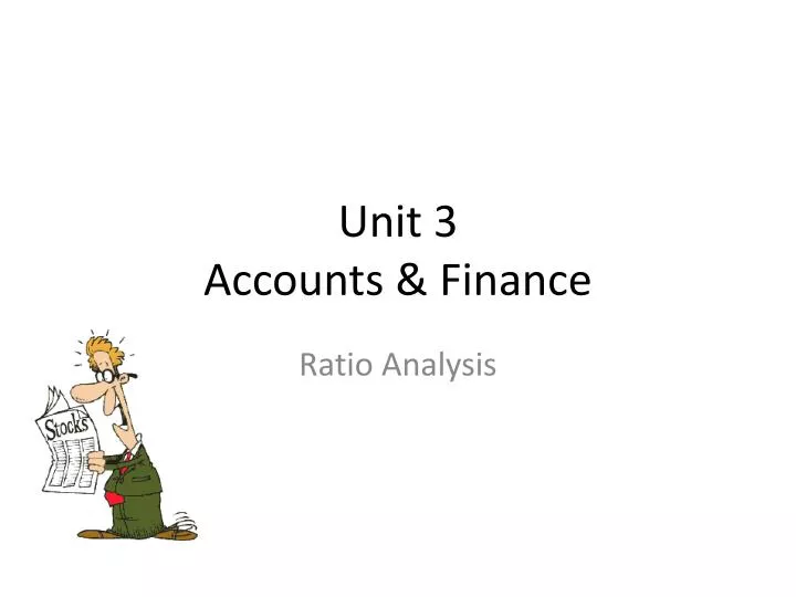 unit 3 accounts finance