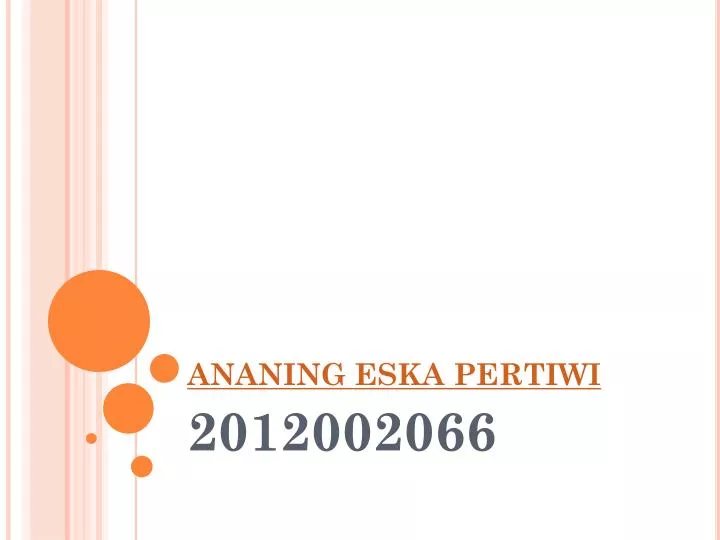 ananing eska pertiwi