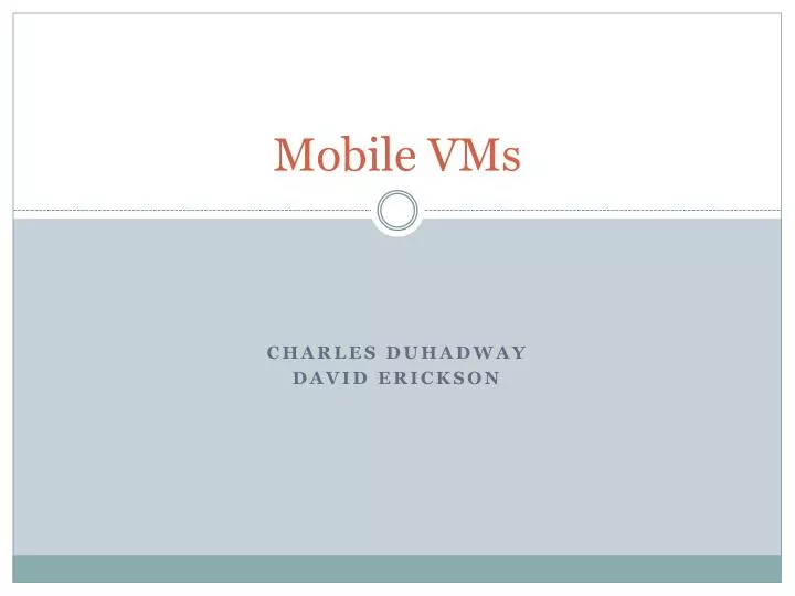 mobile vms