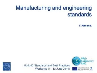 Manufacturing and engineering standards S. Atieh et al.