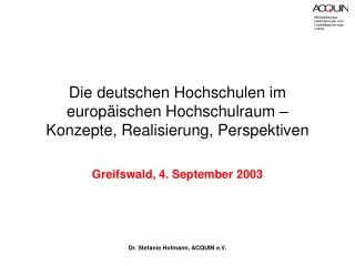 die deutschen hochschulen im europ ischen hochschulraum konzepte realisierung perspektiven