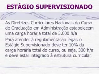 est gio supervisionado