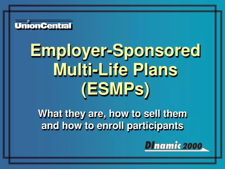 employer sponsored multi life plans esmps