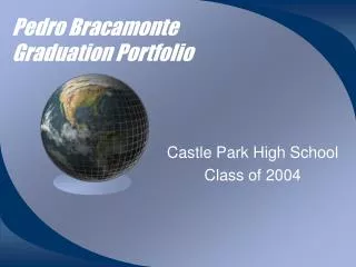 Pedro Bracamonte Graduation Portfolio