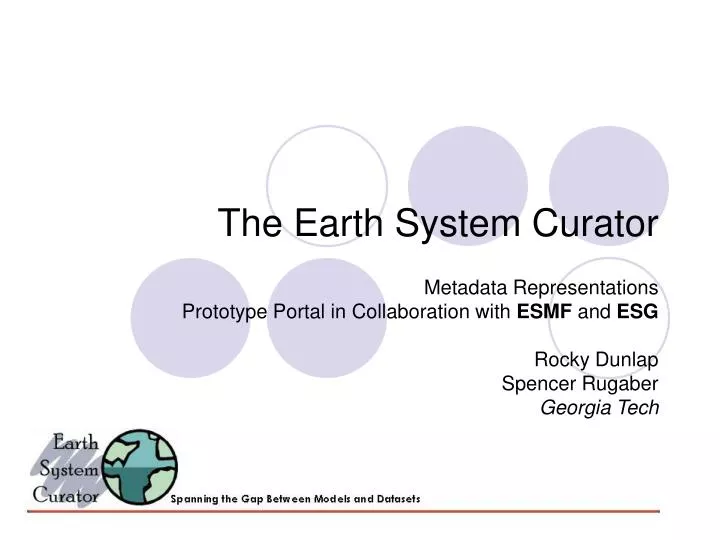 the earth system curator