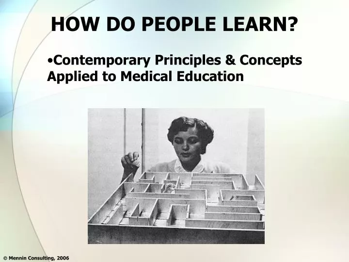 how do people learn