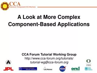 A Look at More Complex Component-Based Applications