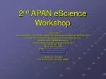 2 nd APAN eScience Workshop - slide 1