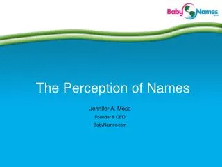 The Perception of Names