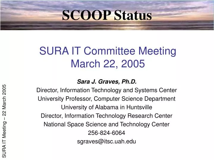 sura it committee meeting march 22 2005