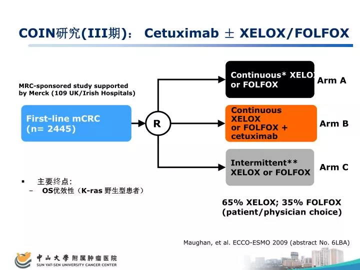 coin iii cetuximab xelox folfox