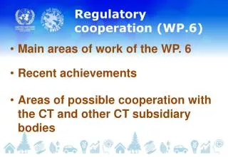 Regulatory cooperation (WP.6)