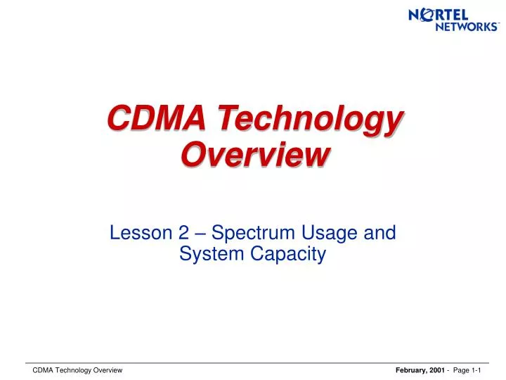 cdma technology overview