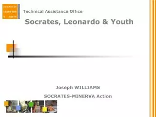 Socrates, Leonardo &amp; Youth