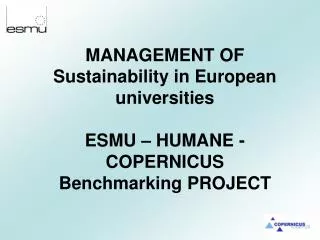 How can the University integrate Sustainability into the management, curricula and research?