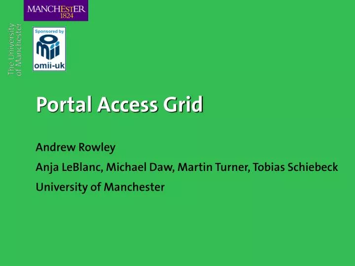 portal access grid