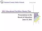 2011 Educational Facilities Master Plan - slide 1