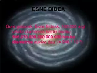 esne bidea