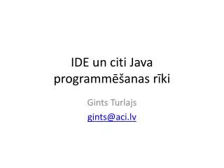 ide un citi java programm anas r ki